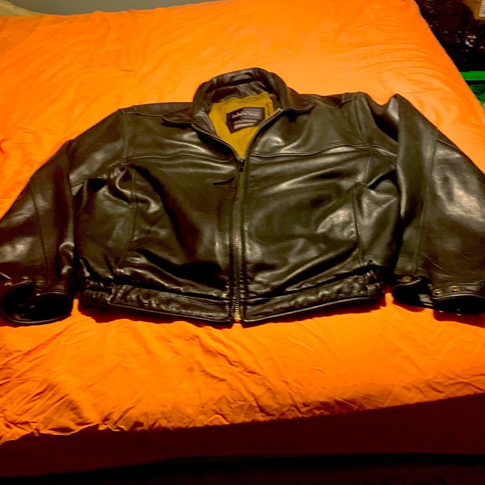 I am selling mine STUDIO ANDREW MARC (Wilson Thinsulate heavy leather coat)